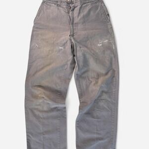 Vintage 1950s Hercules mountain cloth gusset crotch work trousers